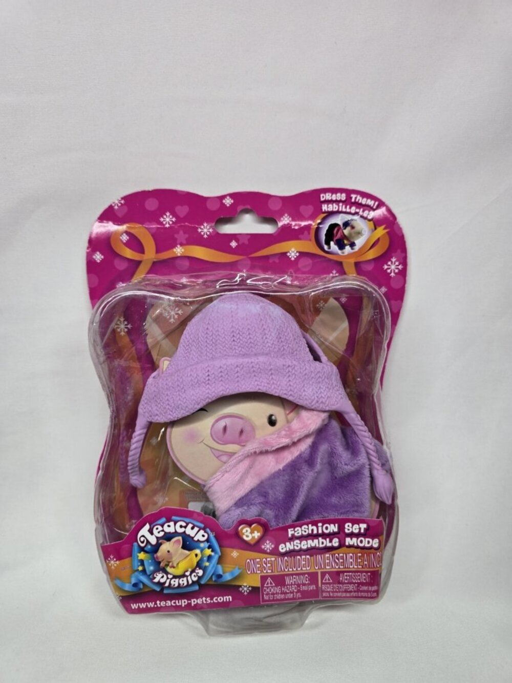 Teacup Piggies Fashion Outfit Clothes Winter Outfit And Purple Hat NEW